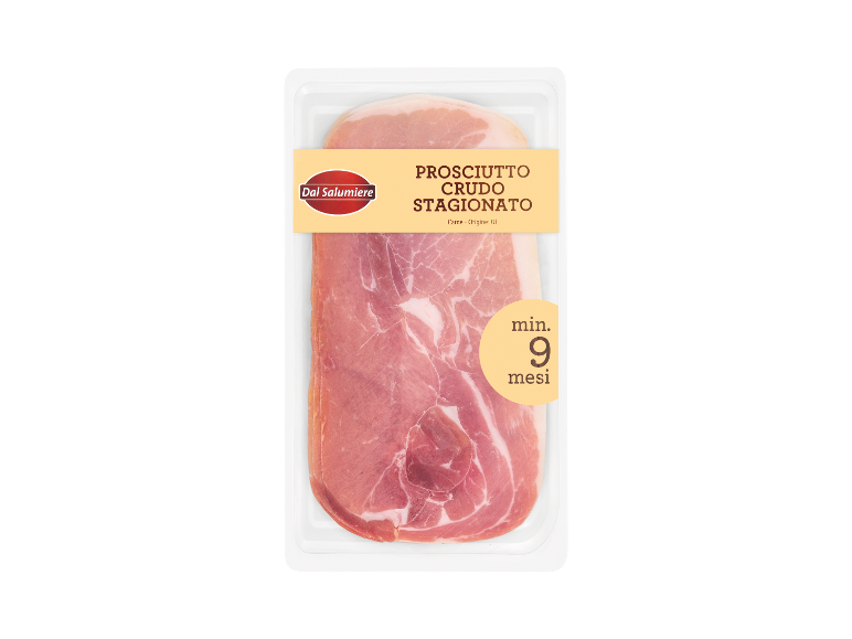 Prosciutto crudo stagionato Dal Salumiere, stagionato minimo 9 mesi