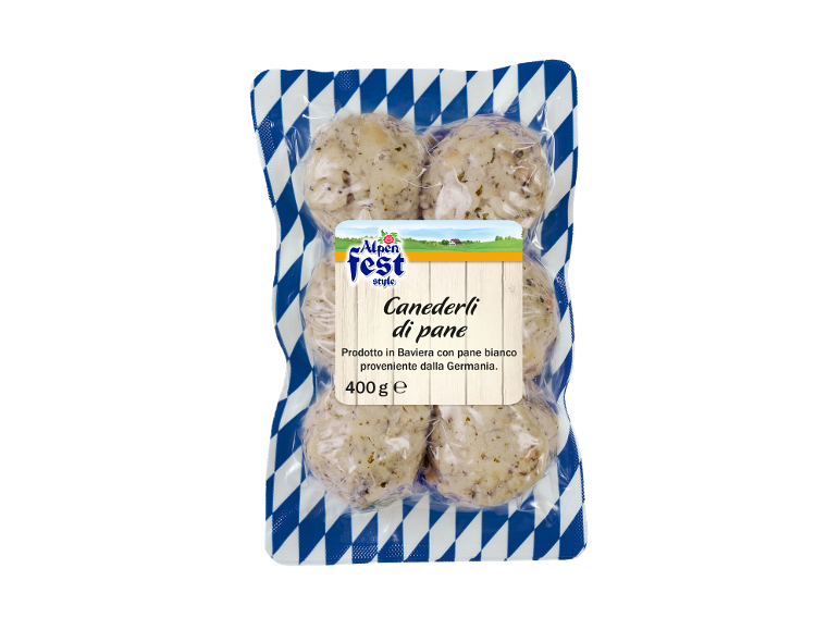 Confezione di canederli di pane dalla Baviera, 400g.