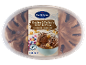 Gelato al cioccolato e profiteroles con salsa al cioccolato in contenitore ovale da 850 ml.