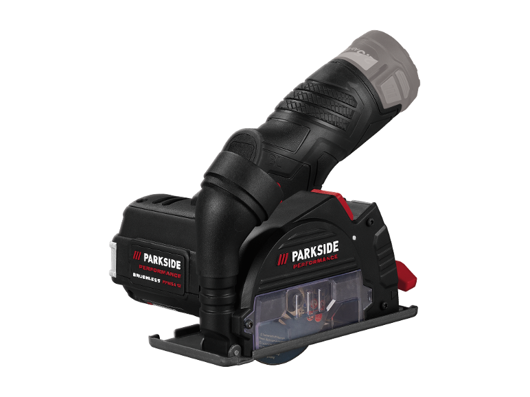 Sega circolare a mano a batteria con motore brushless.