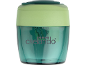 Tritatutto manuale verde con contenitore trasparente e scritta.