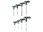 Due set di cacciaviti Torx a T, ciascuno con cinque diverse misure.