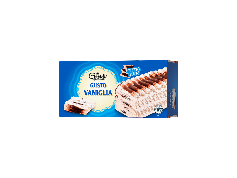 Dessert gelato alla vaniglia Gelatelli in offerta da Lidl