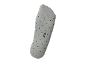 Calzino grigio a pois con la scritta «35-38».
