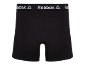 Boxer neri con elastico in vita con testo.