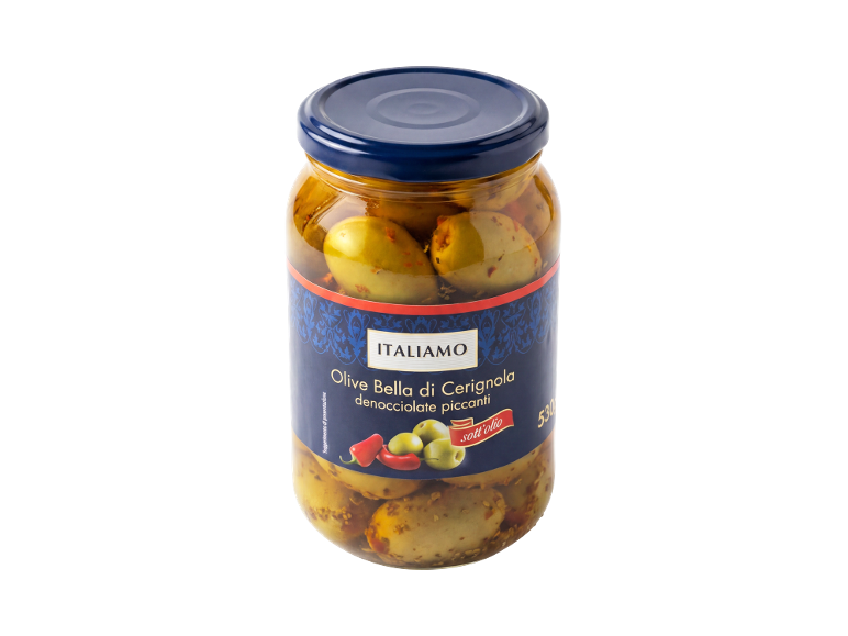 Olive Bella di Cerignola denocciolate Italiamo in offerta da Lidl