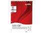 Blocco a spirale A4, 80 fogli, 70 g/m², a quadretti con bordo.