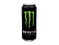 Lattina nera di bevanda energetica con un logo verde brillante e le parole 'TAURINE + GINSENG' e 'ENERGY'.