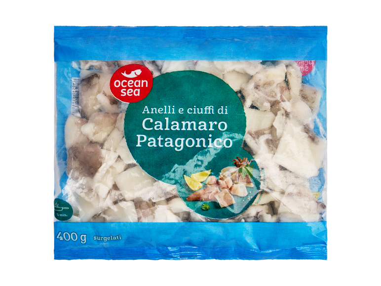 Anelli e ciuffi di calamaro Patagonico Ocean Sea in offerta da Lidl