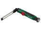 Lampada da lavoro pieghevole con base magnetica e luce regolabile.