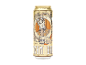 Lattina di birra Imperial IPA con illustrazione di un aviatore steampunk e testo 'STEAM BREW'.