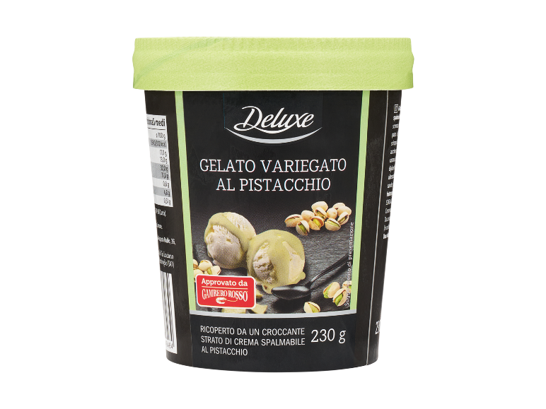 Gelato variegato al pistacchio