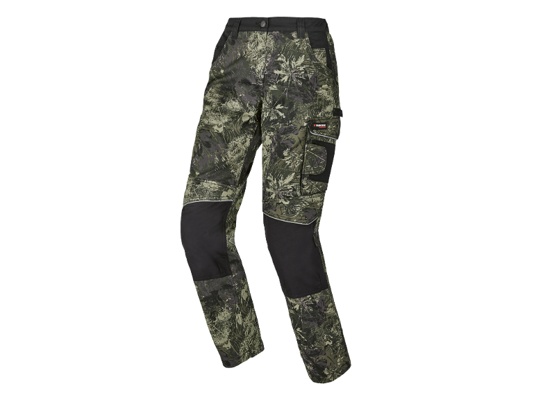 Pantaloni da lavoro mimetici con ginocchia e tasche rinforzate