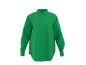 Camicia a maniche lunghe verde brillante con bottoni