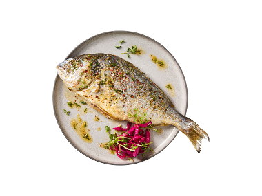 GASTRONOMIA DI MARE Orata eviscerata