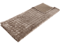 Plaid trapuntato in velluto beige