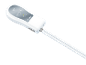 Dispositivo massaggiante portatile bianco con due tubi e pannello di controllo