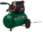 Compressore d'aria verde con ruote e maniglia nere, modello PSKO 2410 B2.