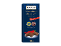 Confezione blu di cioccolato Modica IGP al peperoncino, 100 g.