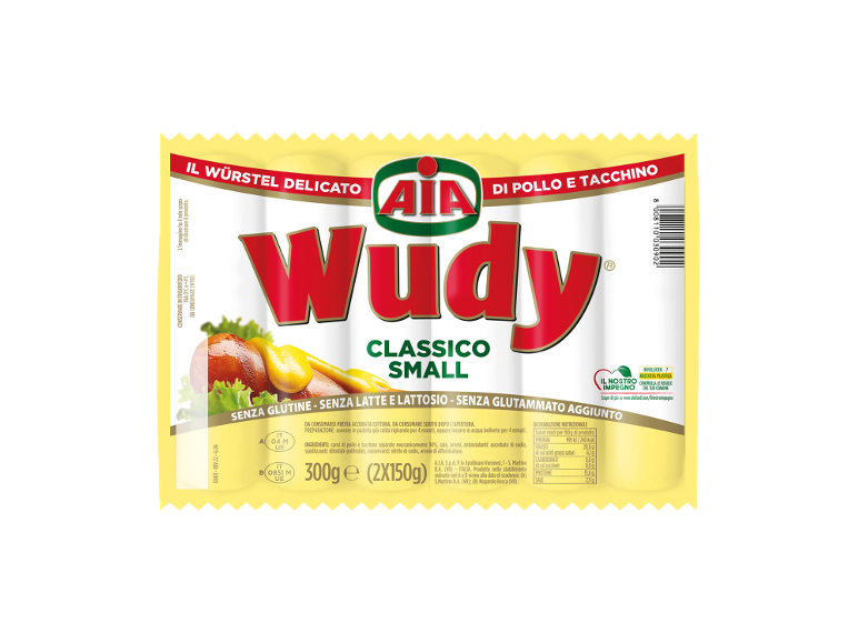 Confezione di würstel delicati di pollo e tacchino, senza glutine, lattosio e glutammato.