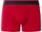 Boxer rossi da uomo con elastico nero.