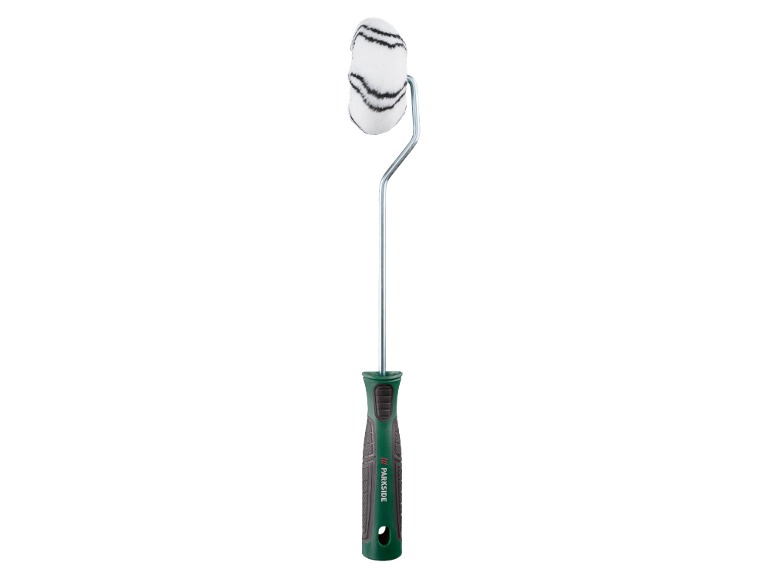 Mini rullo per pittura con manico verde e nero