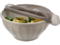 Ciotola con patate e piselli verdi, con coperchio-scolapasta