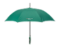 Ombrello verde con logo bianco e testo 'EST. 1996'.