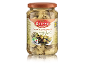 Carciofi a spicchi grigliati in olio di semi di girasole in vasetto.