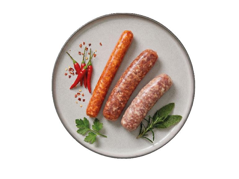 Tris di salsicce di suino  in offerta da Lidl