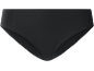 Slip bikini nero a vita alta.