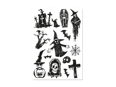 LIVARNO® Set adesivi per Halloween