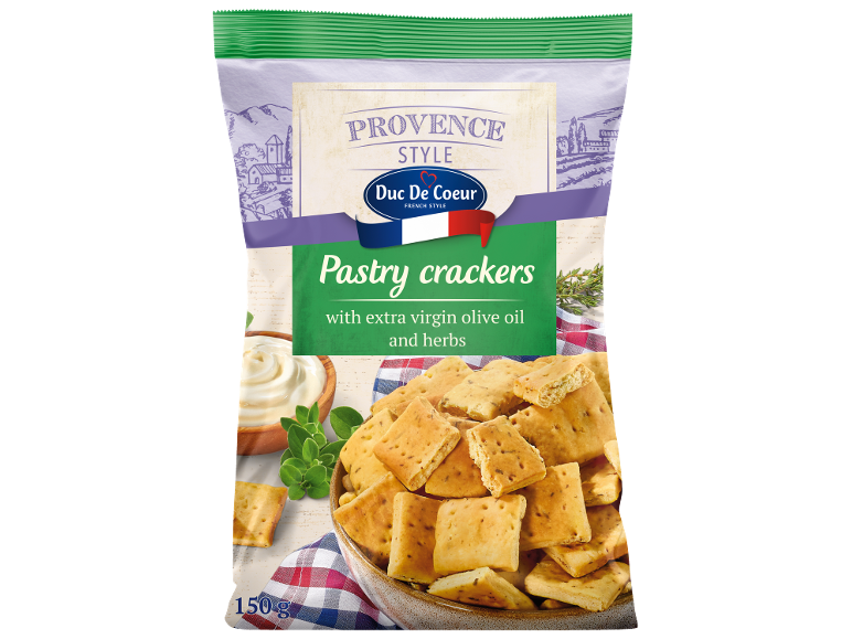 Crackers salati in stile provenzale