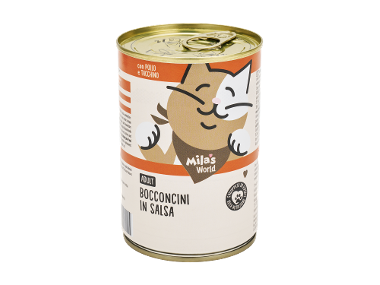 mila's world bocconcini per gatto in salsa