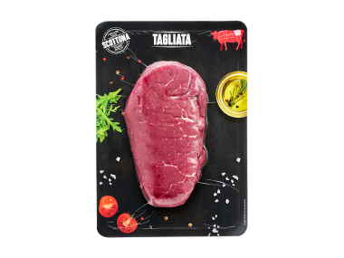 Tagliata di bovino adulto scottona