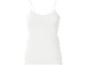 Canotta bianca basic da donna con spalline sottili
