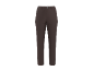 Pantaloni marroni da donna con tasche e un bottone.