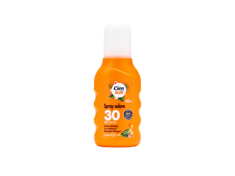 Spray solare classic SPF30 Cien Sun in offerta da Lidl
