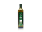 Bottiglia di olio extra vergine di oliva con etichetta 'FRUTTATO' e 750 ml.