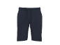 Pantaloncini da uomo blu scuro con coulisse in vita.