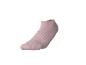 Calzino corto rosa chiaro.