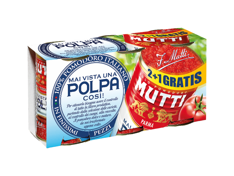 Polpa di pomodoro Mutti in offerta da Lidl