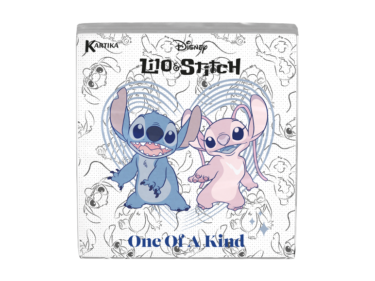 Copripiumino Lilo & Stitch con Stitch blu e Angel rosa