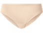 Slip da donna color carne in cotone, vista frontale.