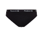 Slip neri con elastico in vita con logo ripetuto.