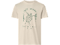 Maglietta bianca con stampa di tartaruga e testo 'Turtle Cove Island Resort, Smith's Reef, Est. 1985'.