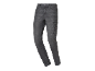 Jeans da lavoro grigio scuro con tasche laterali e tasca cargo.