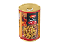 Olive verdi ripiene di pasta di peperone rosso, stile iberico, lattina da 410g.