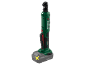 Chiave a cricchetto elettrica verde con batteria da 2.0Ah.