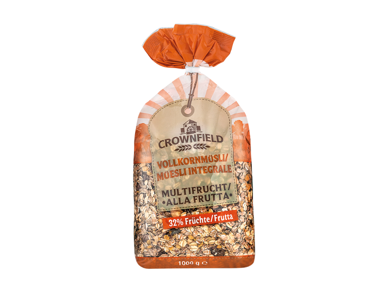 Muesli integrale con 32% di frutta, 1000g